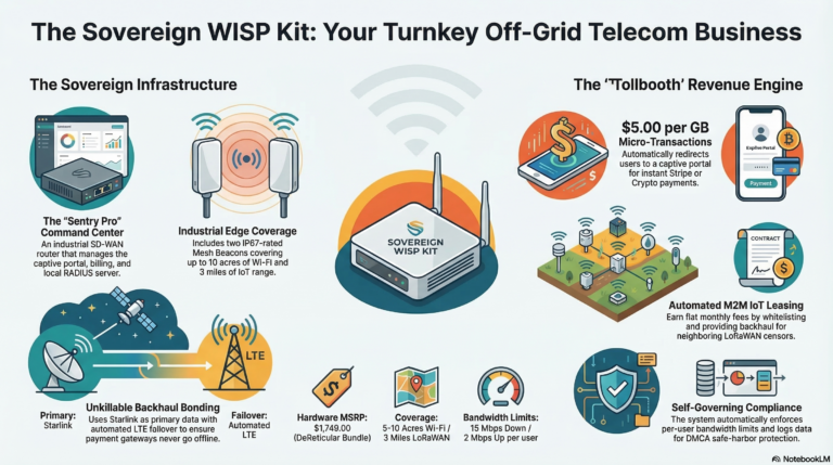 Turn remote land into a micro ISP