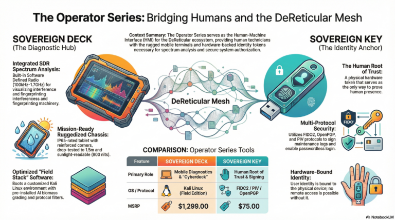 DeReticular Cyberdecks and Passwordless Hardware Identity