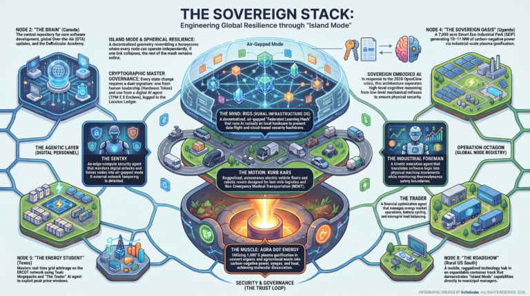DeReticular Sovereign Ecosystem: Spherical Resilience and Off-Grid Automation