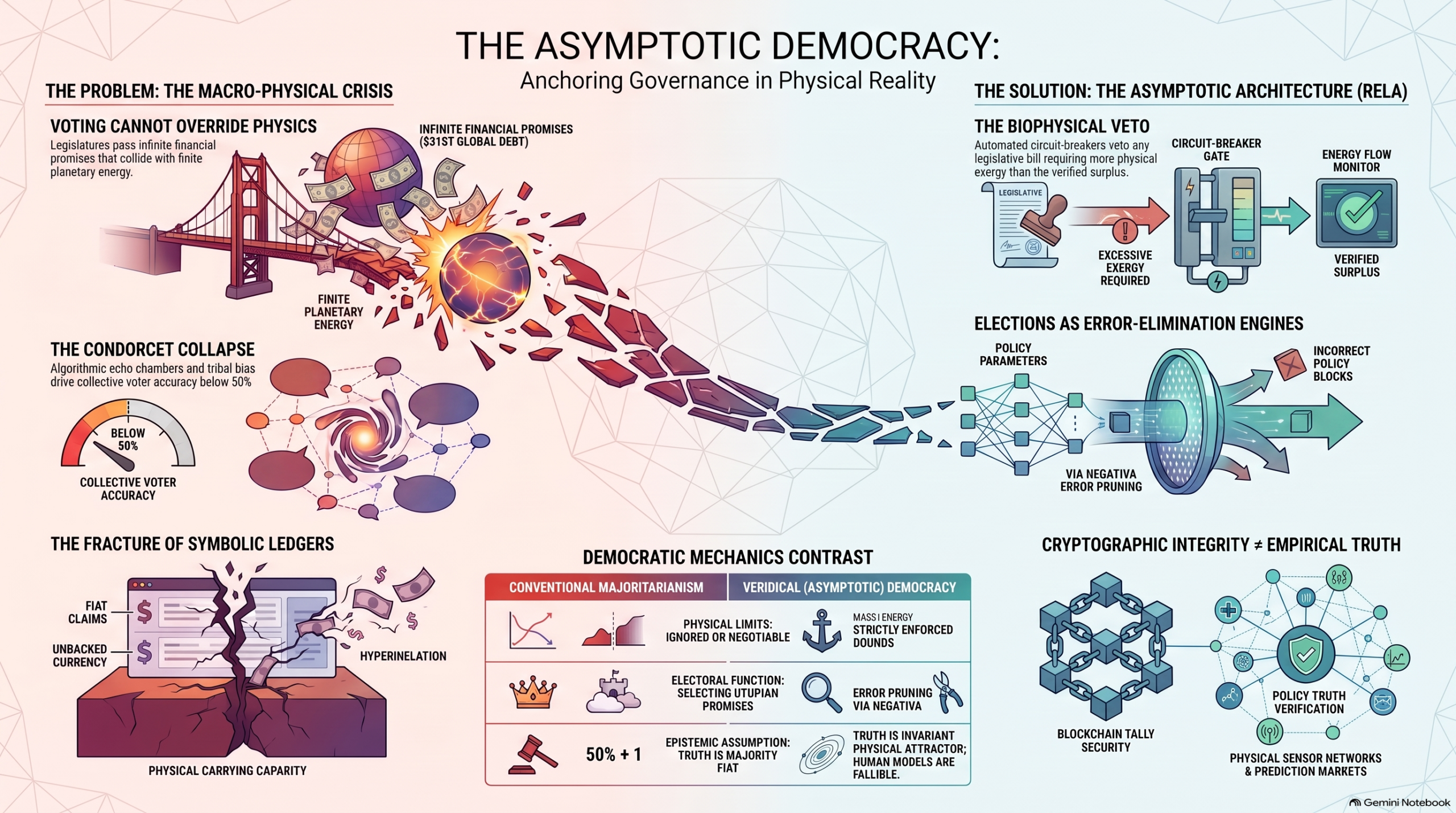 Study Guide: The Asymptotic Democracy and Veridical Governance